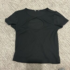Black cotton on tshirt